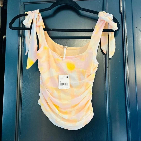 NWT free people mesh crop top - Picture 2 of 3